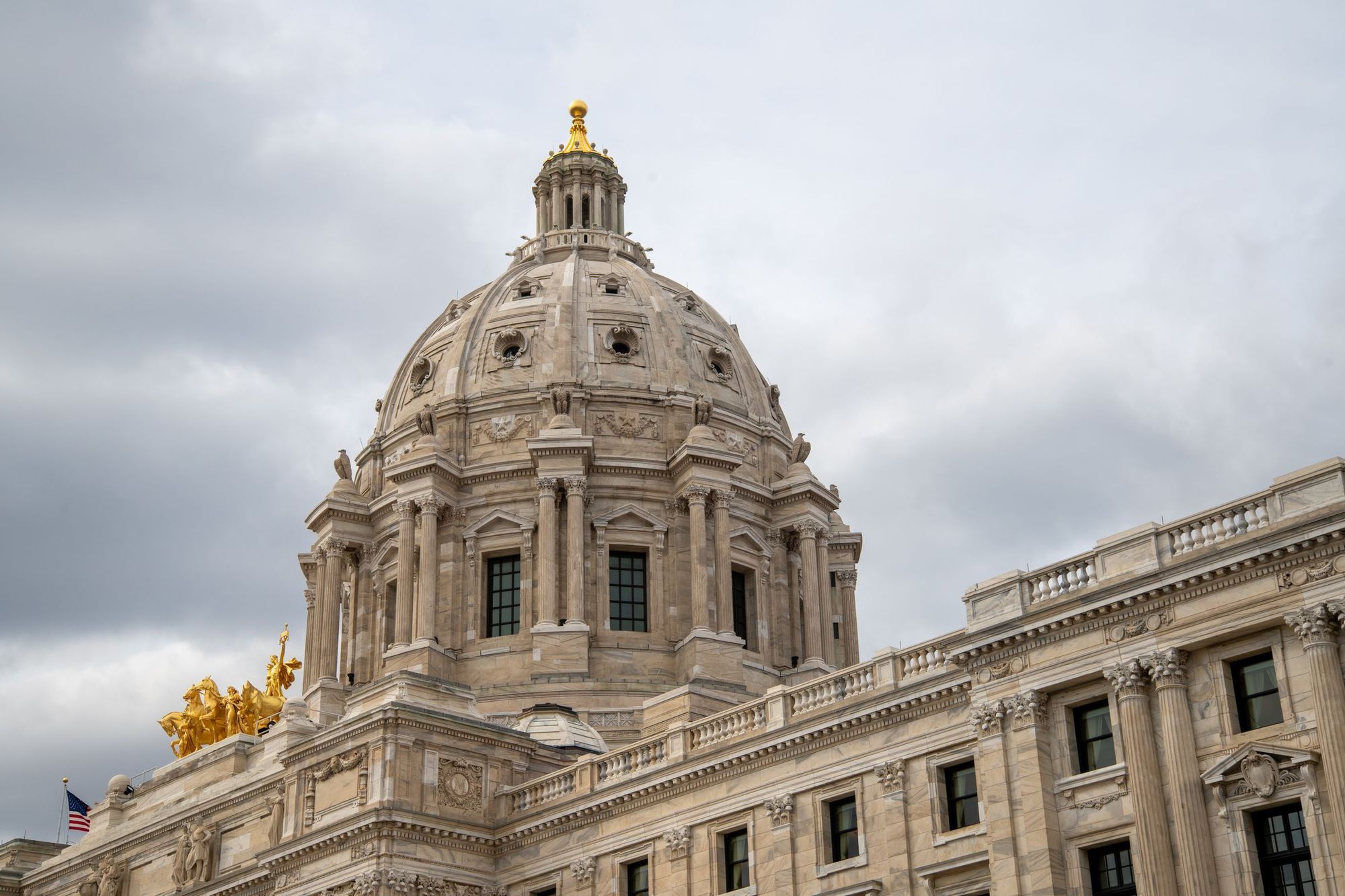The dome of the Minnesota State Capitol in Saint Paul